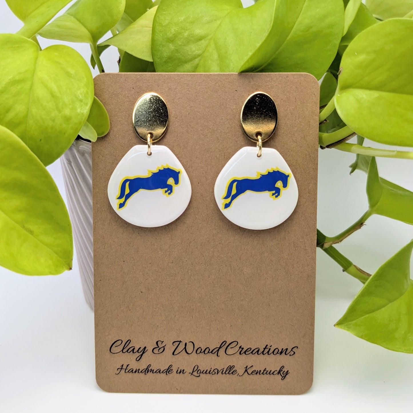 Chenoweth Elementary School Earring Studs & Dangles - Show Your School Spirit! 🎒✨